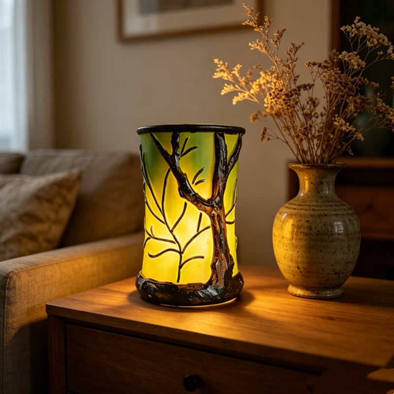 Collectible Vintage Lamps - Enchanted Forest Tree Design Ambient Light