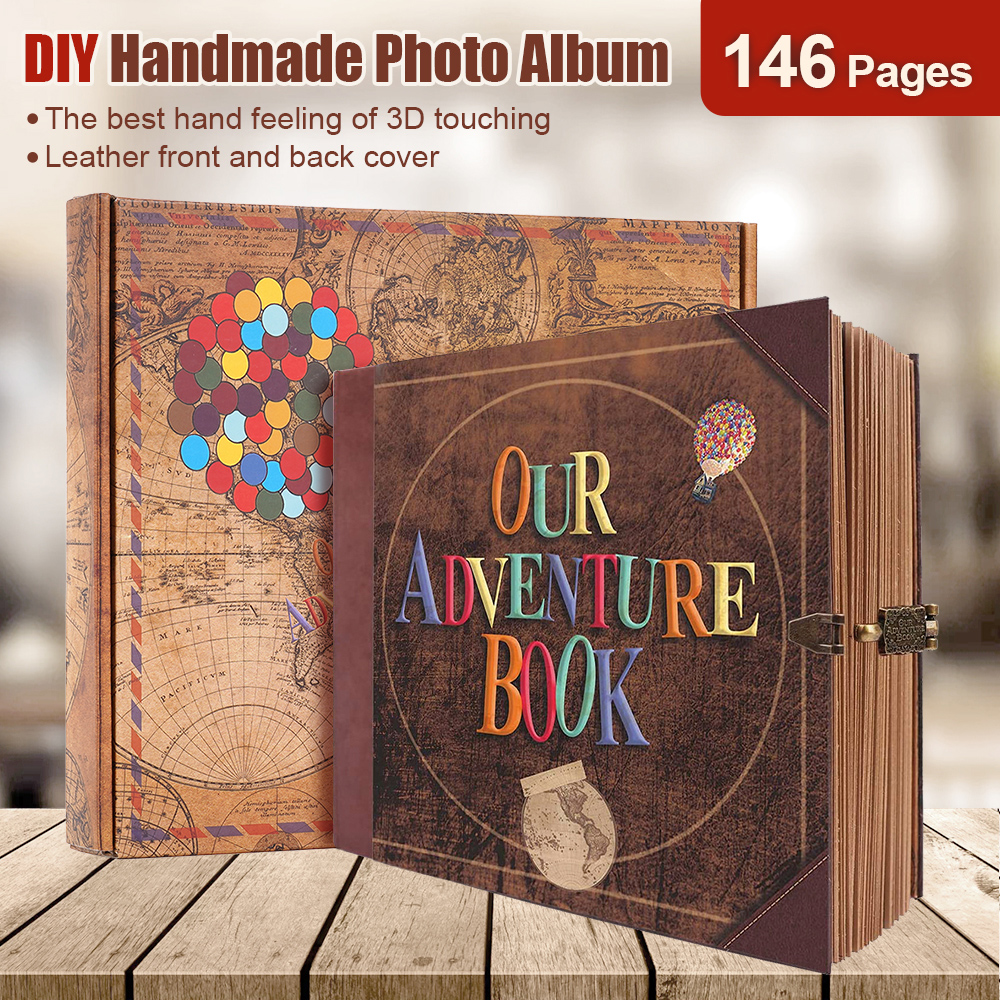 Polaroid Photo Album - Our Adventure Book 146 Page Diy