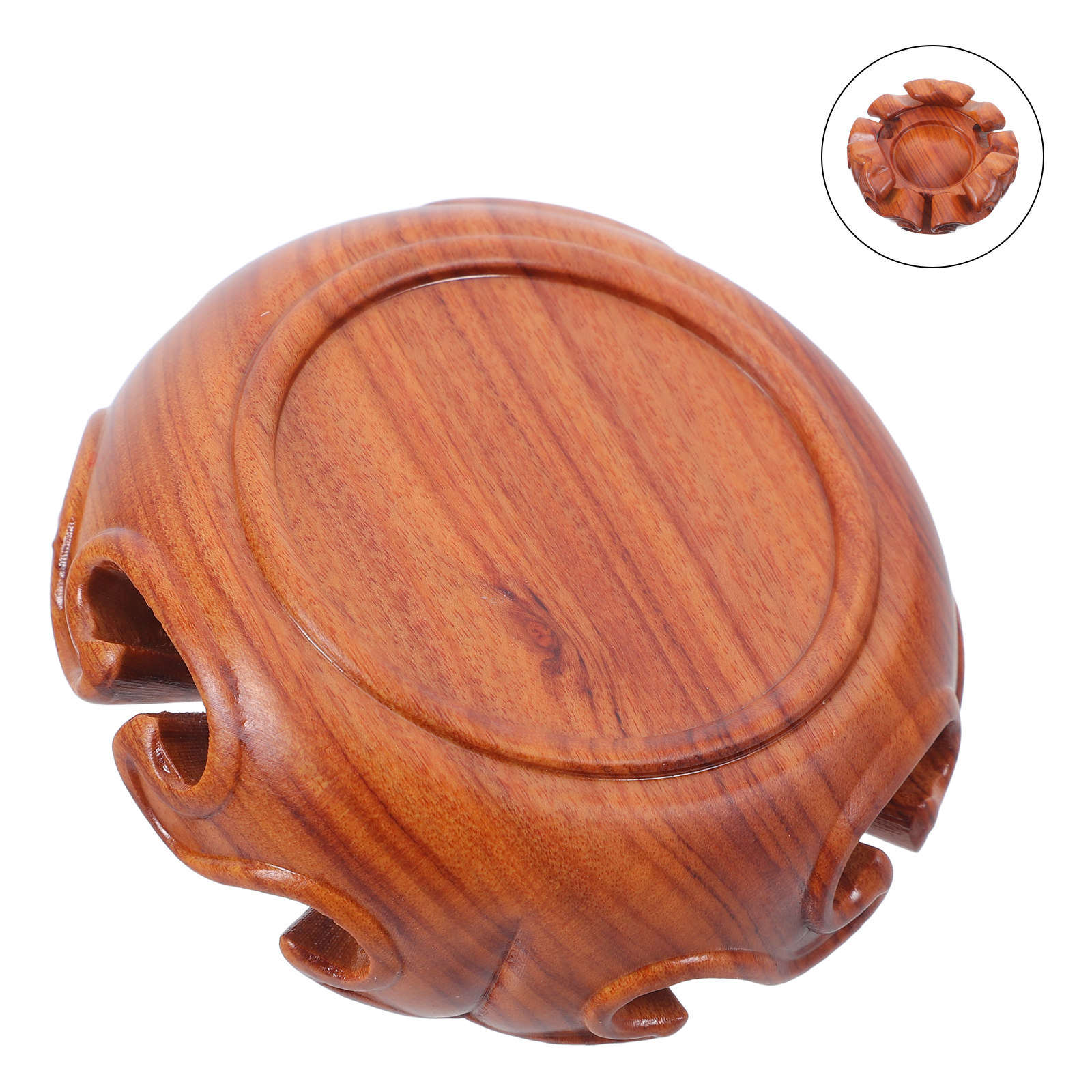 Vintage Carved Wooden Round Di - đánh giá và giá Collectible Vintage Lamps