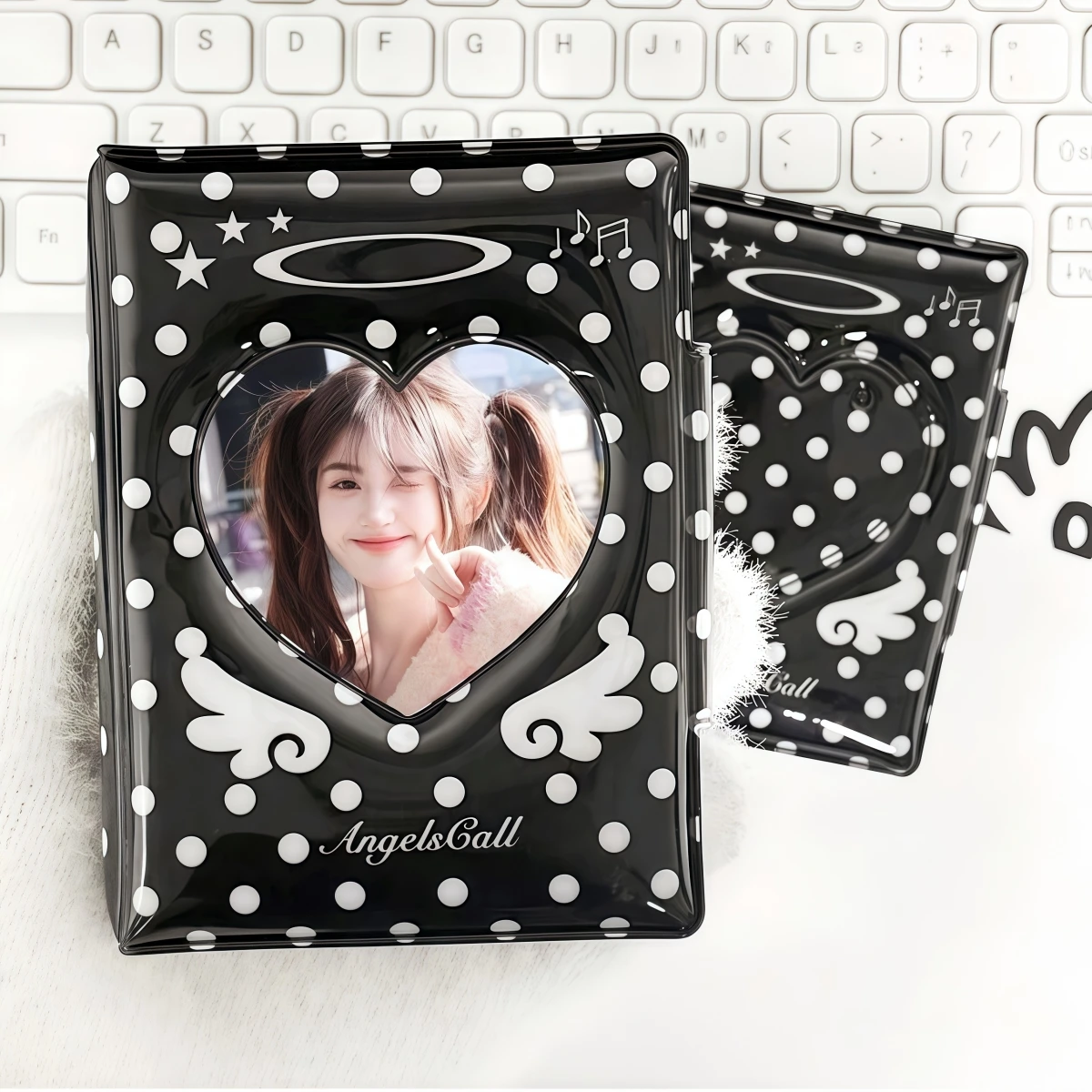 3in Photo Card Holder Cute Bla - đánh giá và giá Polaroid Photo Album