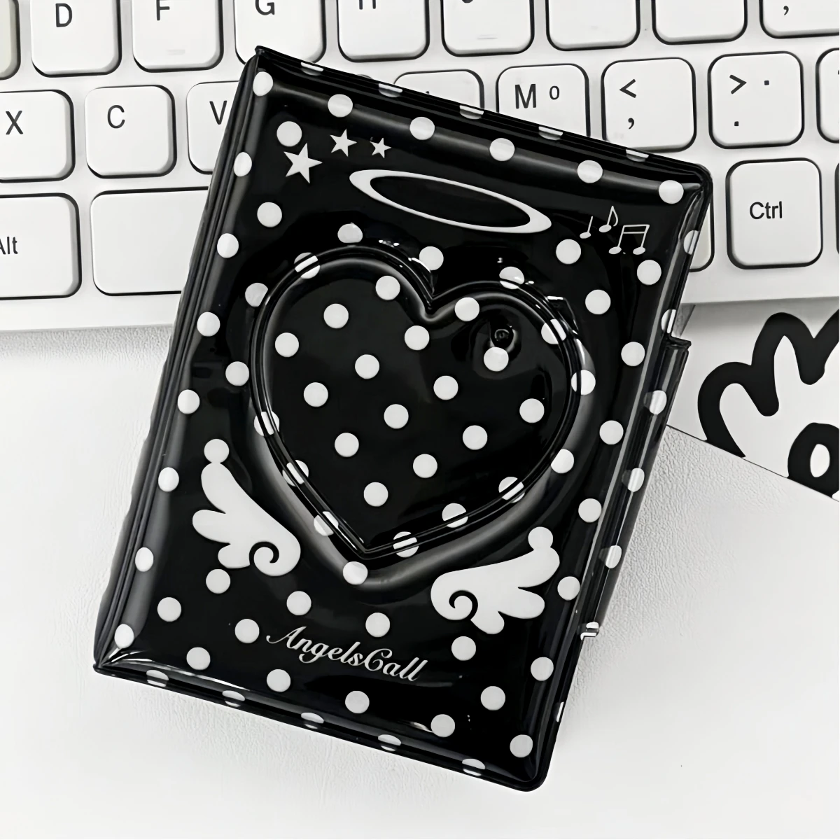 3in Photo Card Holder Cute Bla - đánh giá và giá Polaroid Photo Album
