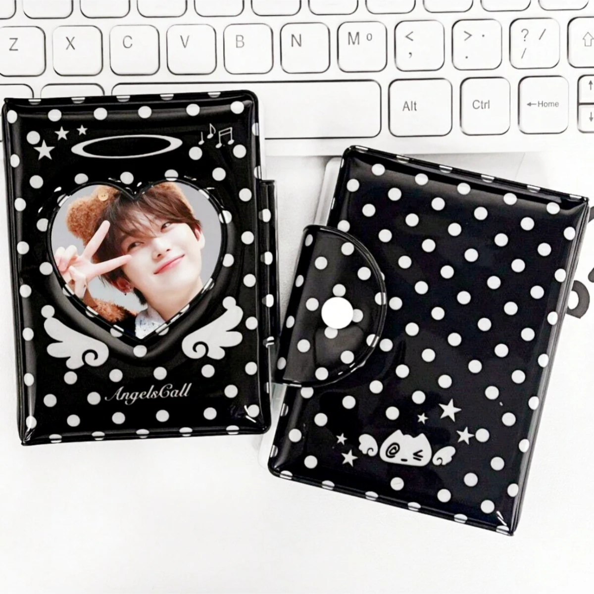 3in Photo Card Holder Cute Bla - đánh giá và giá Polaroid Photo Album