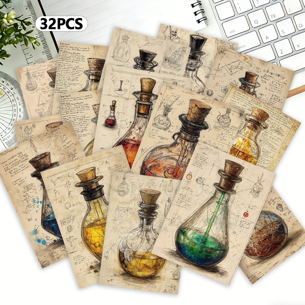 32pcs, vintage potion bottle p - đánh giá và giá Vintage Collection