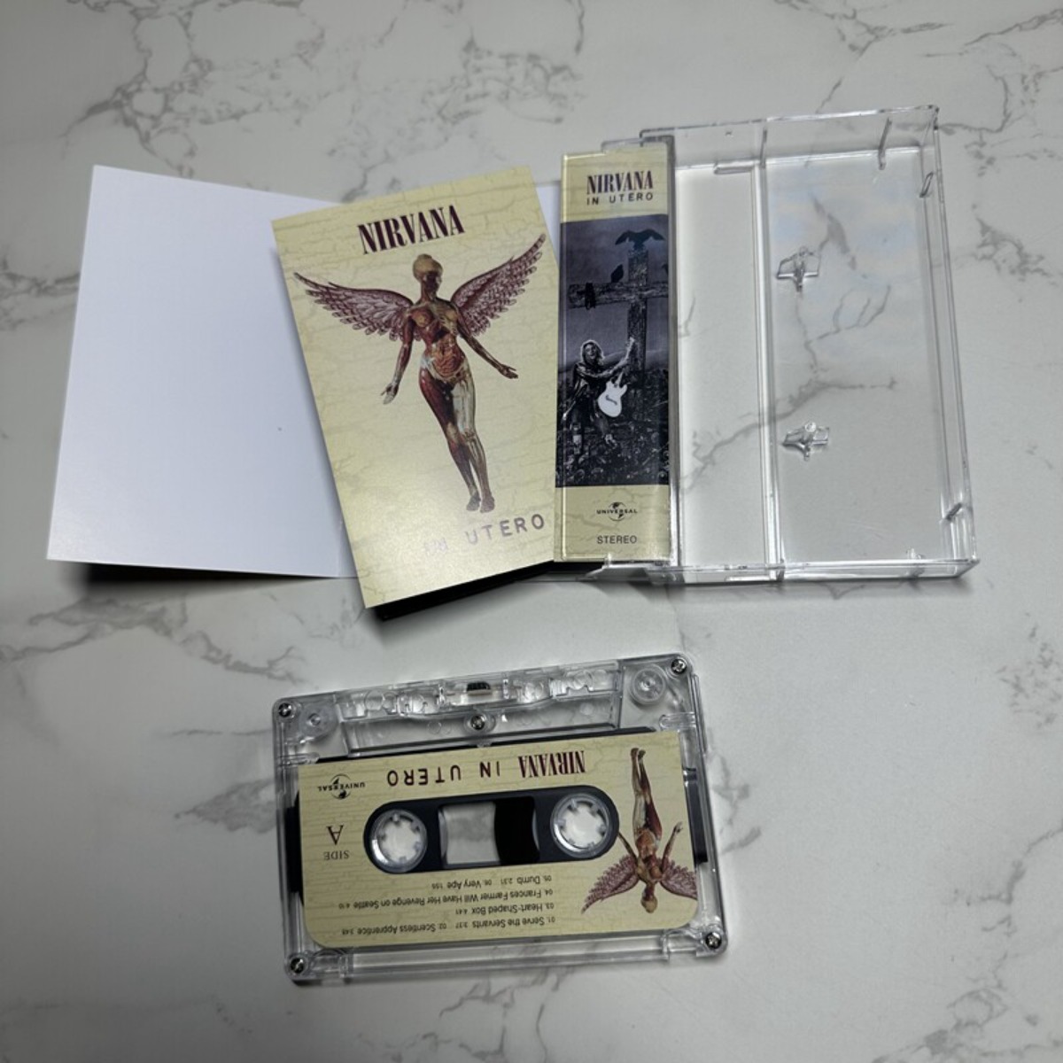 Nirvana in Utero Cassette Tape - đánh giá và giá Vintage Collection