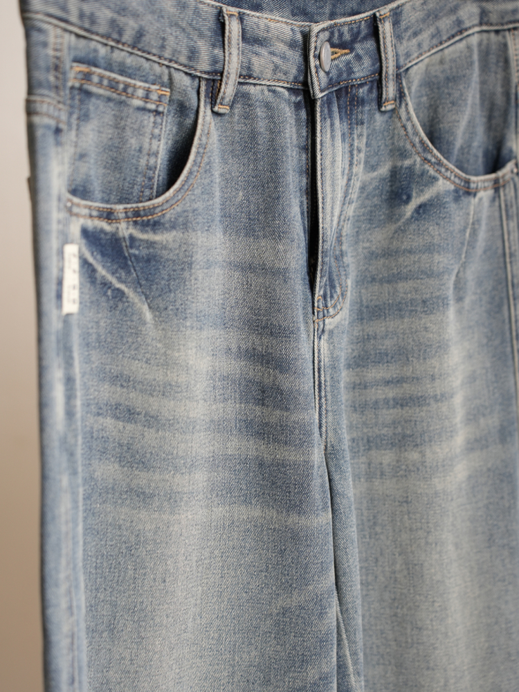 Men's Cotton Denim Jeans Loose - đánh giá và giá Vintage Collectible Knife