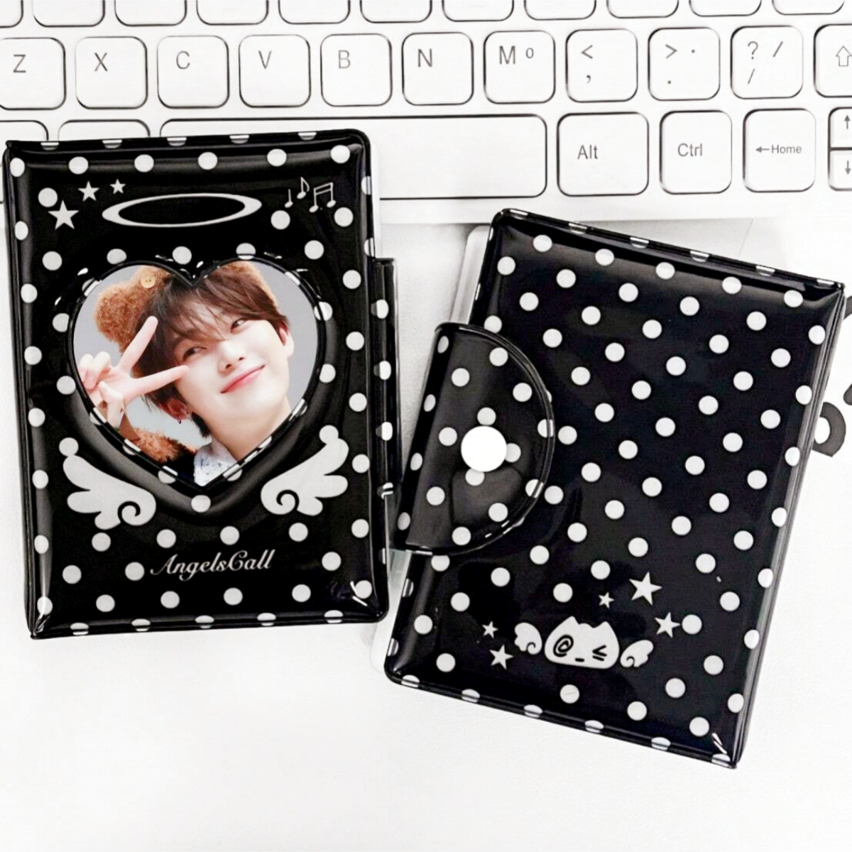 3in Photo Card Holder Cute Bla - đánh giá và giá Polaroid Photo Album