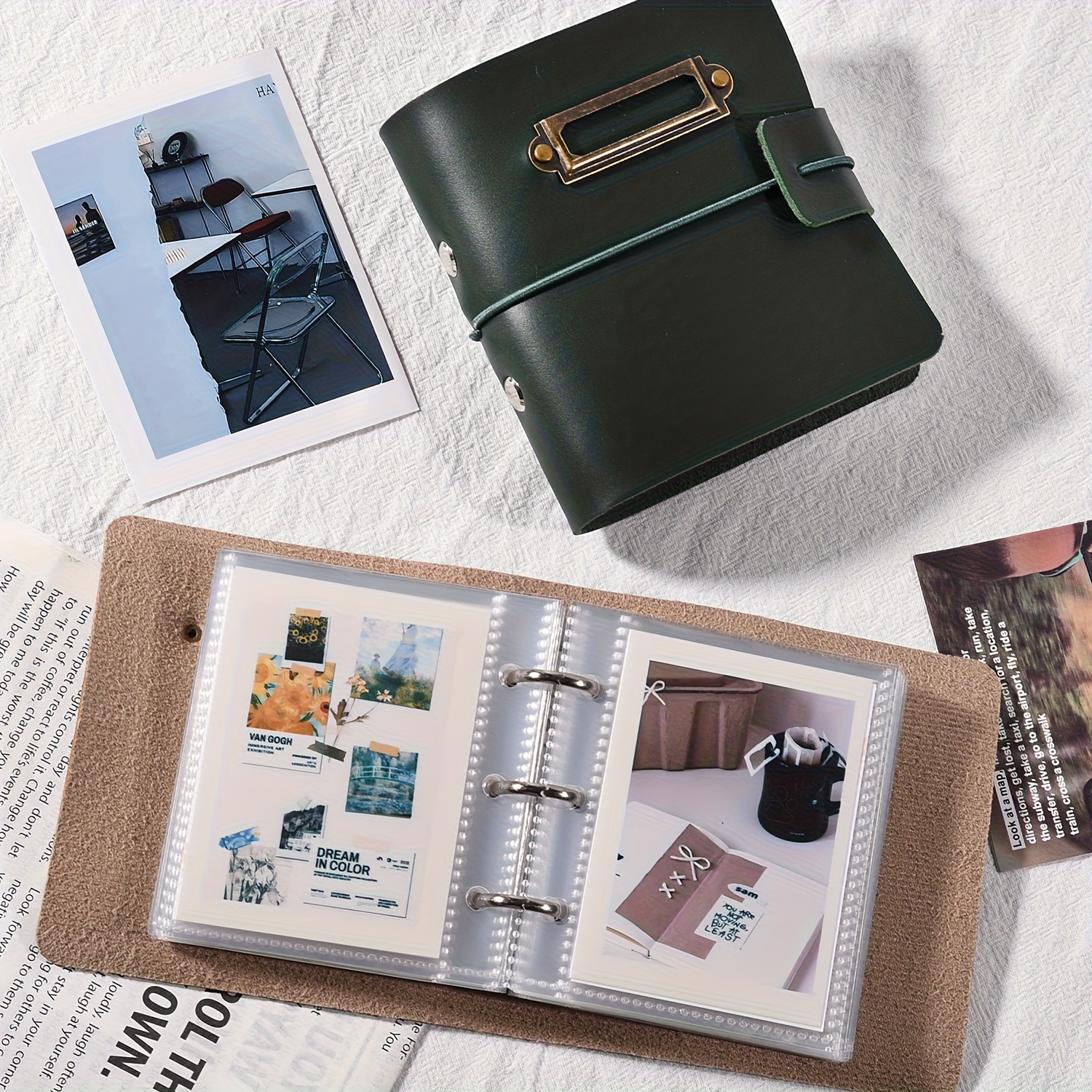 Photo Album Storage, Retro Lea - đánh giá và giá Polaroid Photo Album
