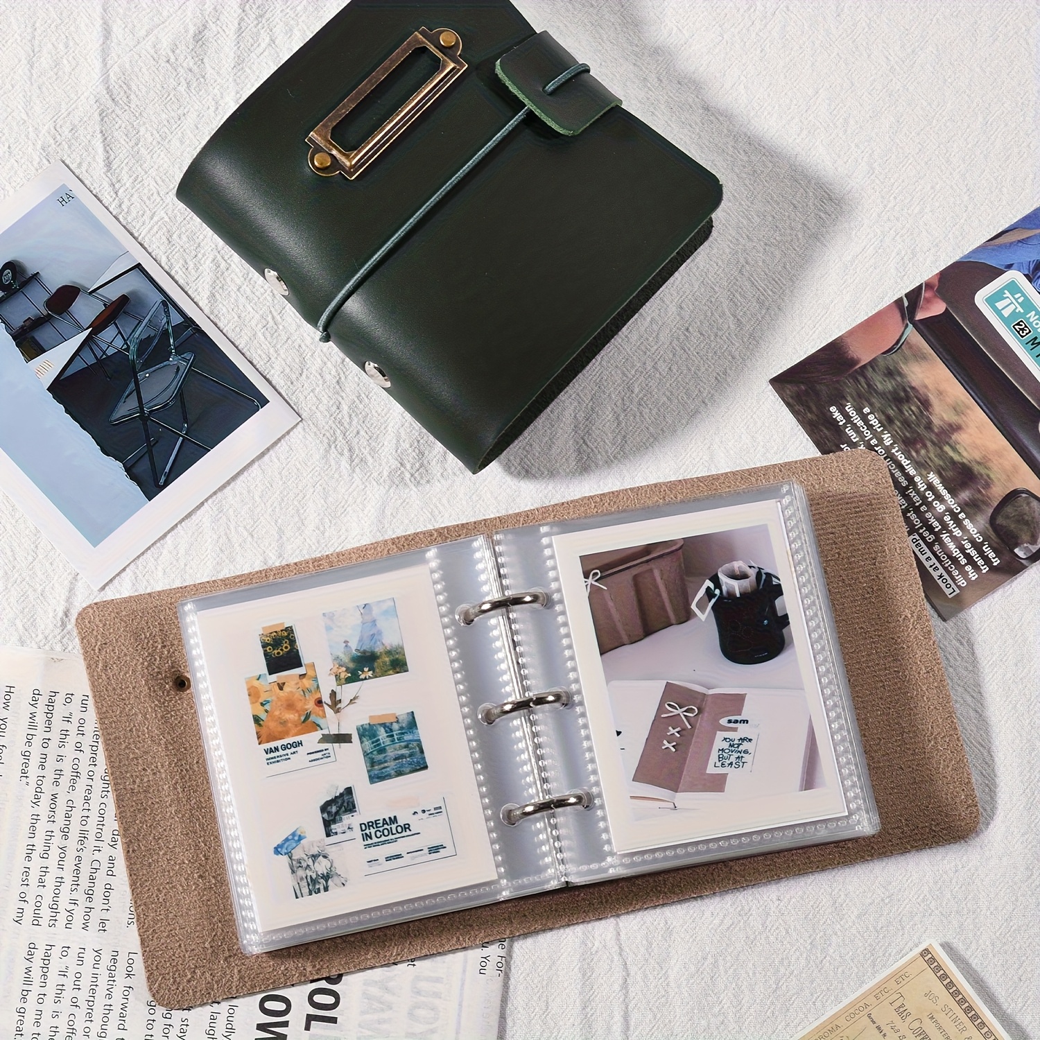 Photo Album Storage, Retro Lea - đánh giá và giá Polaroid Photo Album