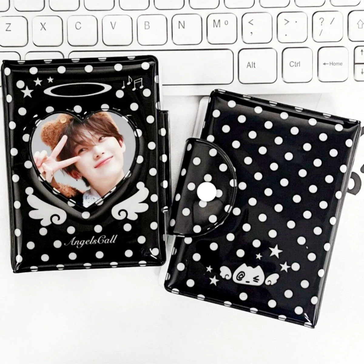 3in Photo Card Holder Cute Bla - đánh giá và giá Polaroid Photo Album