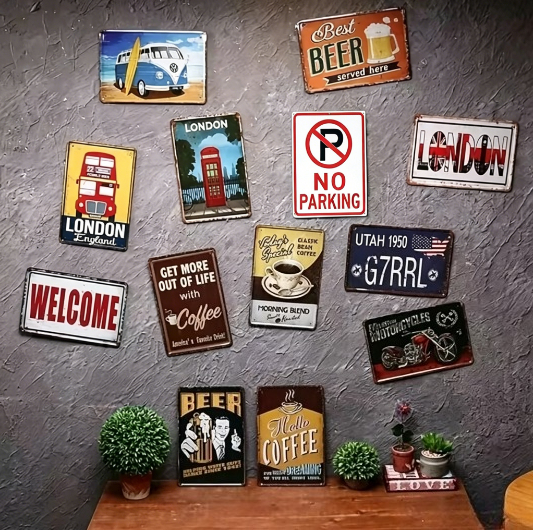 Vintage Aluminum Metal Sign Wa - đánh giá và giá Vintage Collectible Show