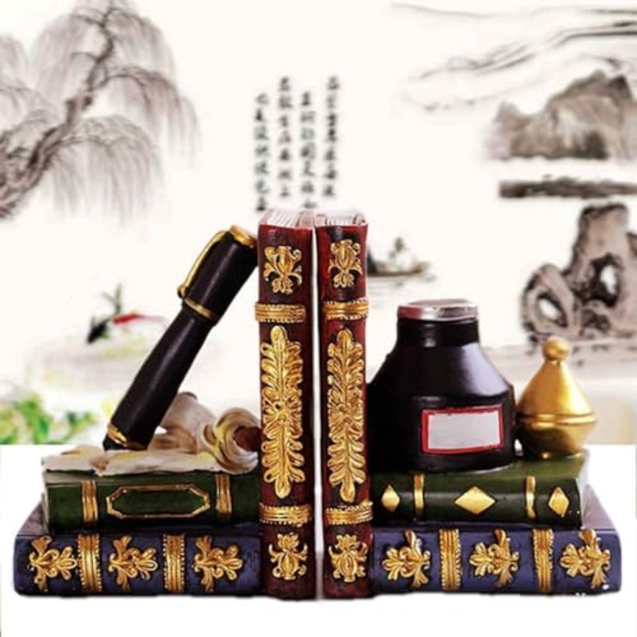 25389 Bookends Antiques Pen In - đánh giá và giá Collectible Vintage Lamps