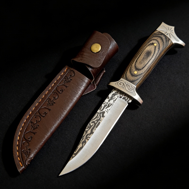 Vintage Engraved Straight Knif - đánh giá và giá Vintage Collectible Knife