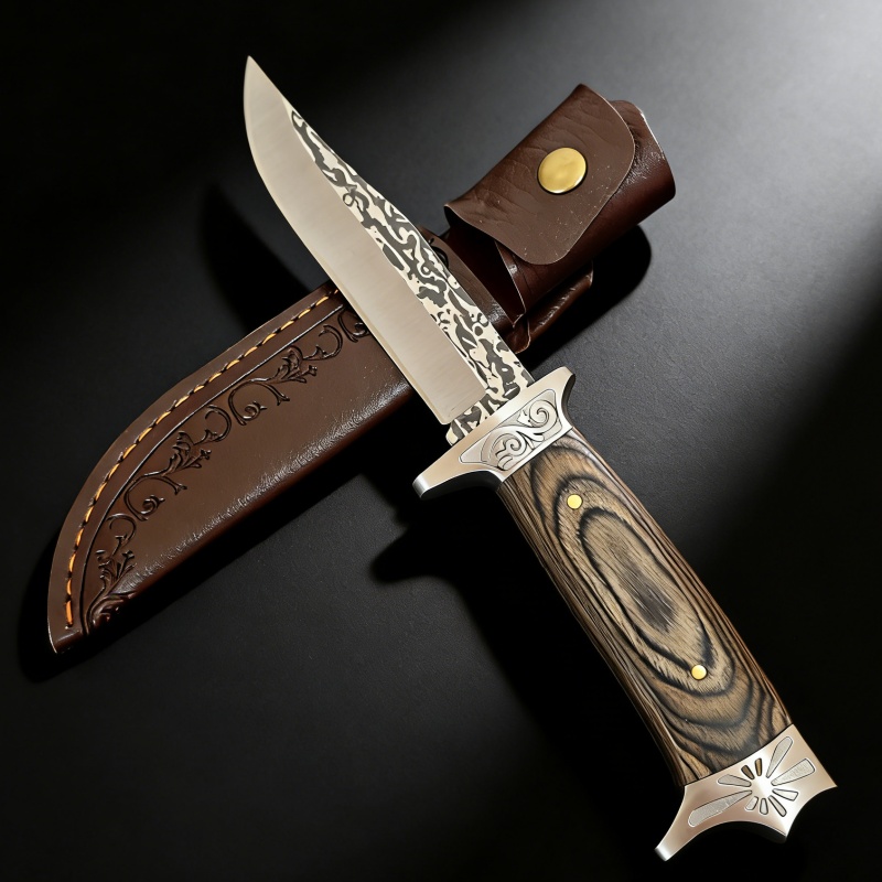 Vintage Engraved Straight Knif - đánh giá và giá Vintage Collectible Knife