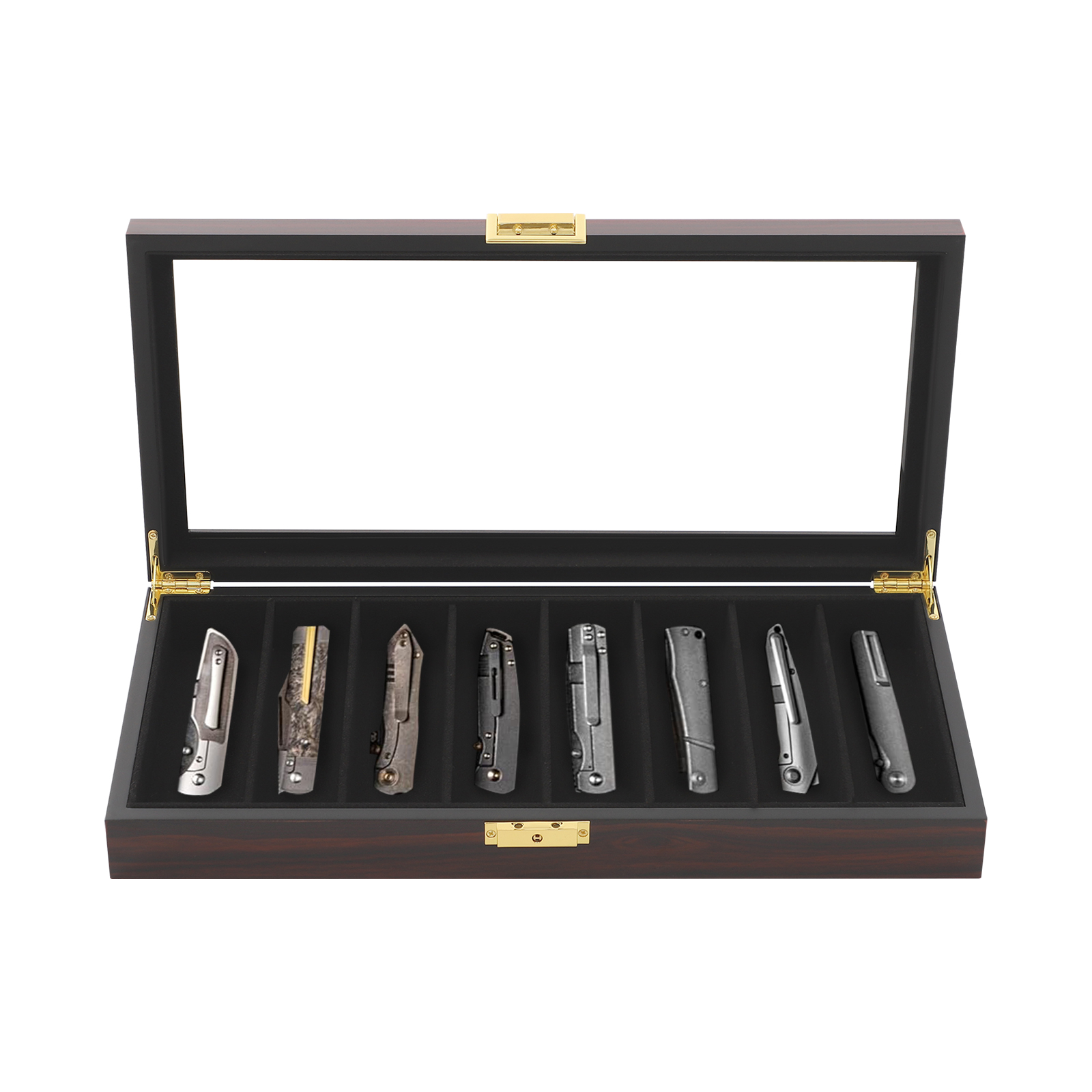 Vintage Ebony Knife Display Ca - đánh giá và giá Vintage Collectible Knife