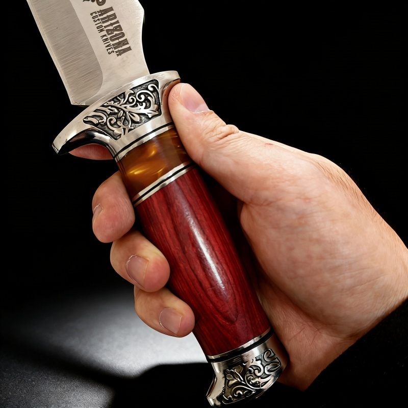 Vintage Straight Blade Knife w - đánh giá và giá Vintage Collectible Knife
