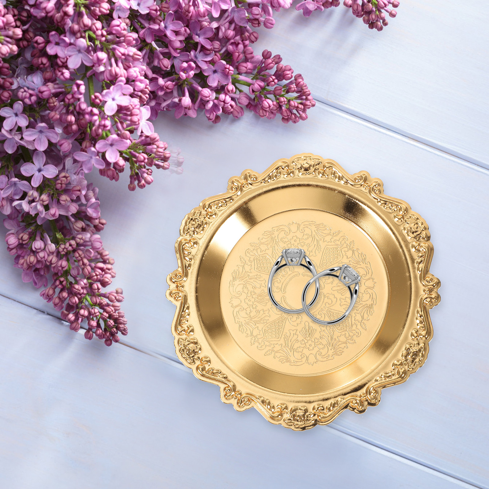 Copper Vintage Jewelry Tray De - đánh giá và giá Vintage Collectible Dishes
