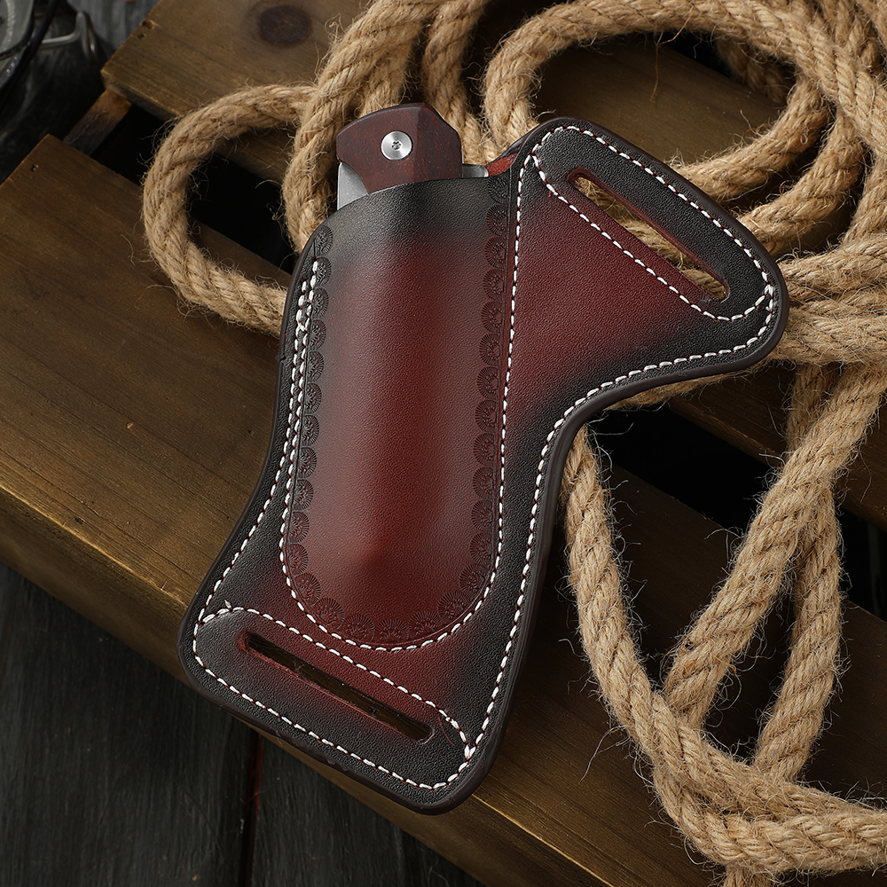 Vintage leather belt cover, ou - đánh giá và giá Vintage Collectible Knife