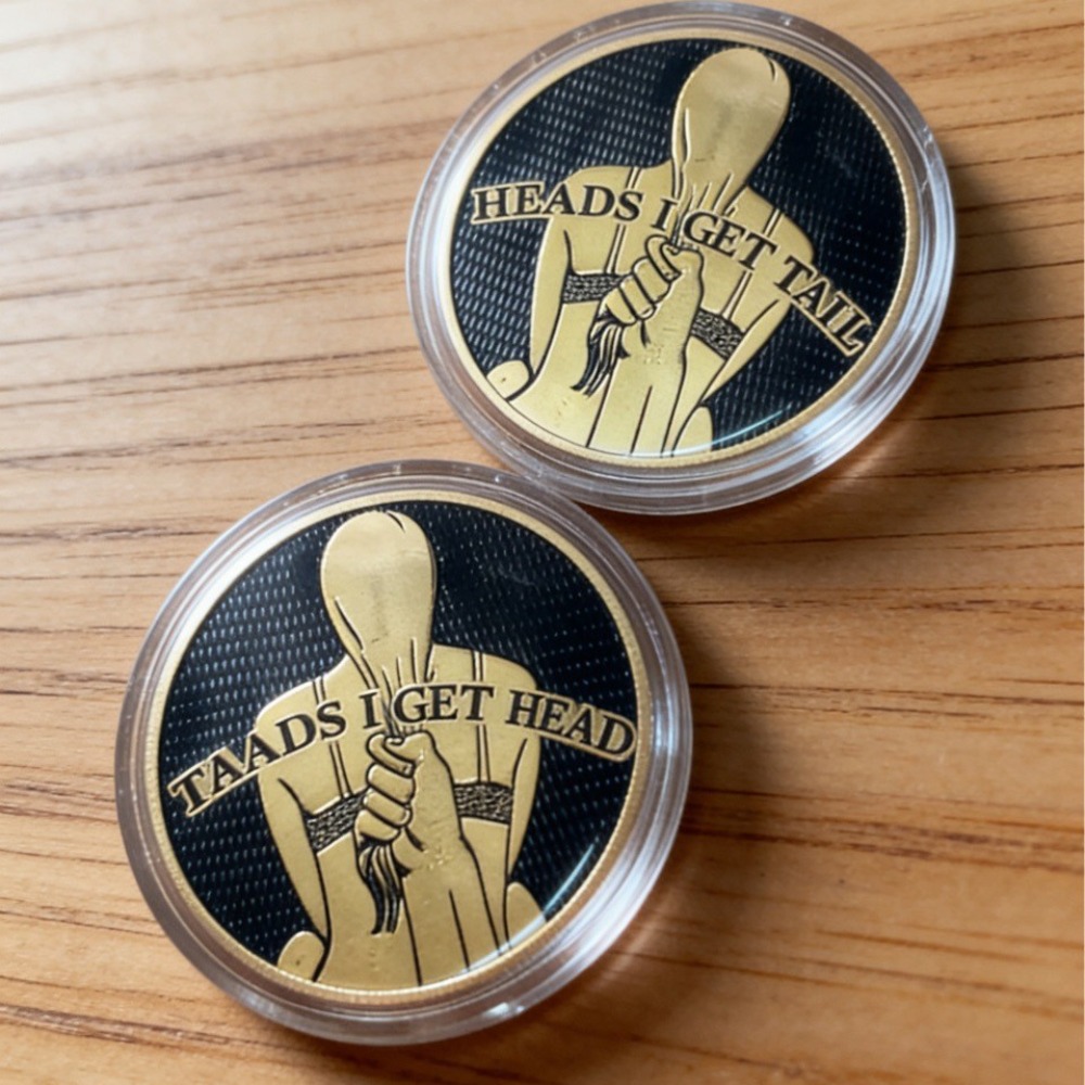New Funny Heads and Tails Coin - đánh giá và giá Vintage Collectible Jewelry