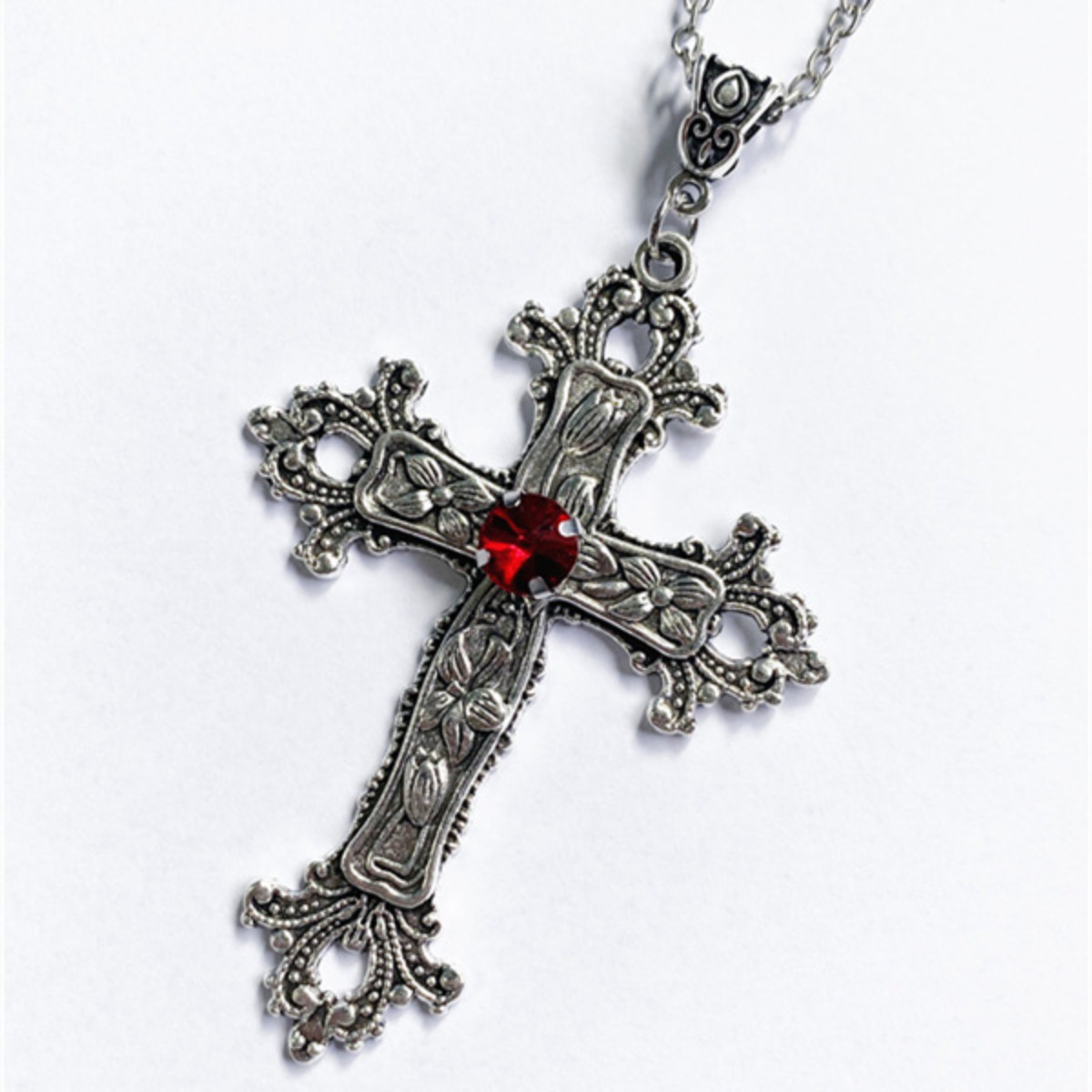 Punk Crystal Big Cross Pendant - đánh giá và giá Vintage Collectible Jewelry