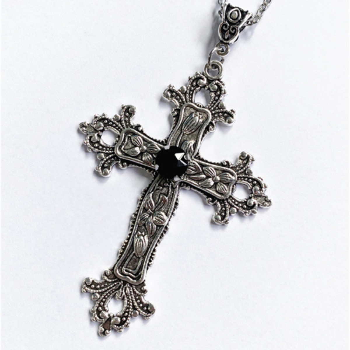 Punk Crystal Big Cross Pendant - đánh giá và giá Vintage Collectible Jewelry
