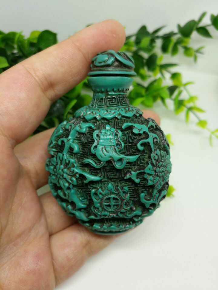 Mini Chinese Turquoise Twins F - đánh giá và giá Vintage Collectible Jewelry