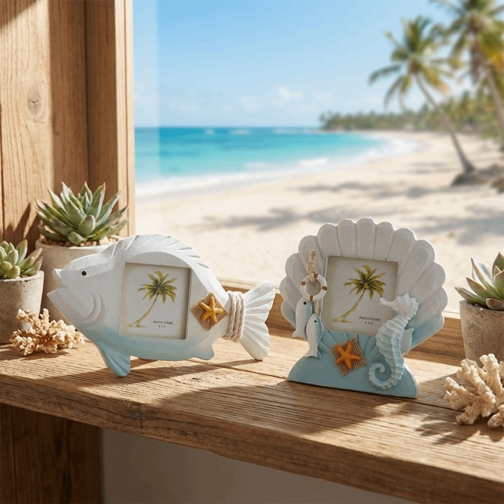 3-inch Ocean-Themed Photo Fram - đánh giá và giá Vintage Collectible Shop