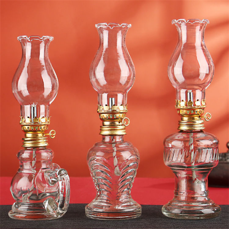 Glass Oil Lamp Classic Retro V - đánh giá và giá Collectible Vintage Lamps