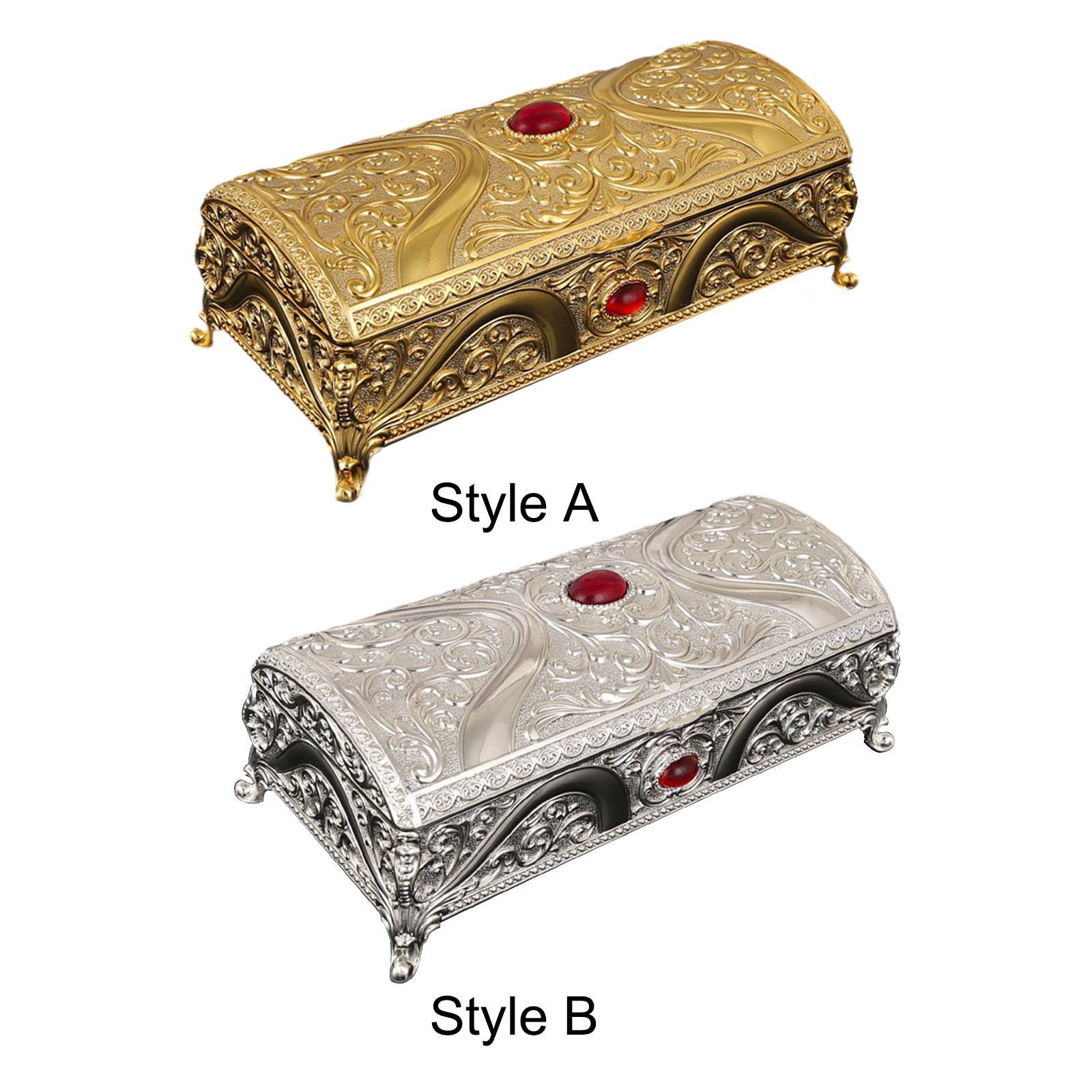 Metal Jewelry Box Vintage Styl - đánh giá và giá Vintage Collectible Jewelry