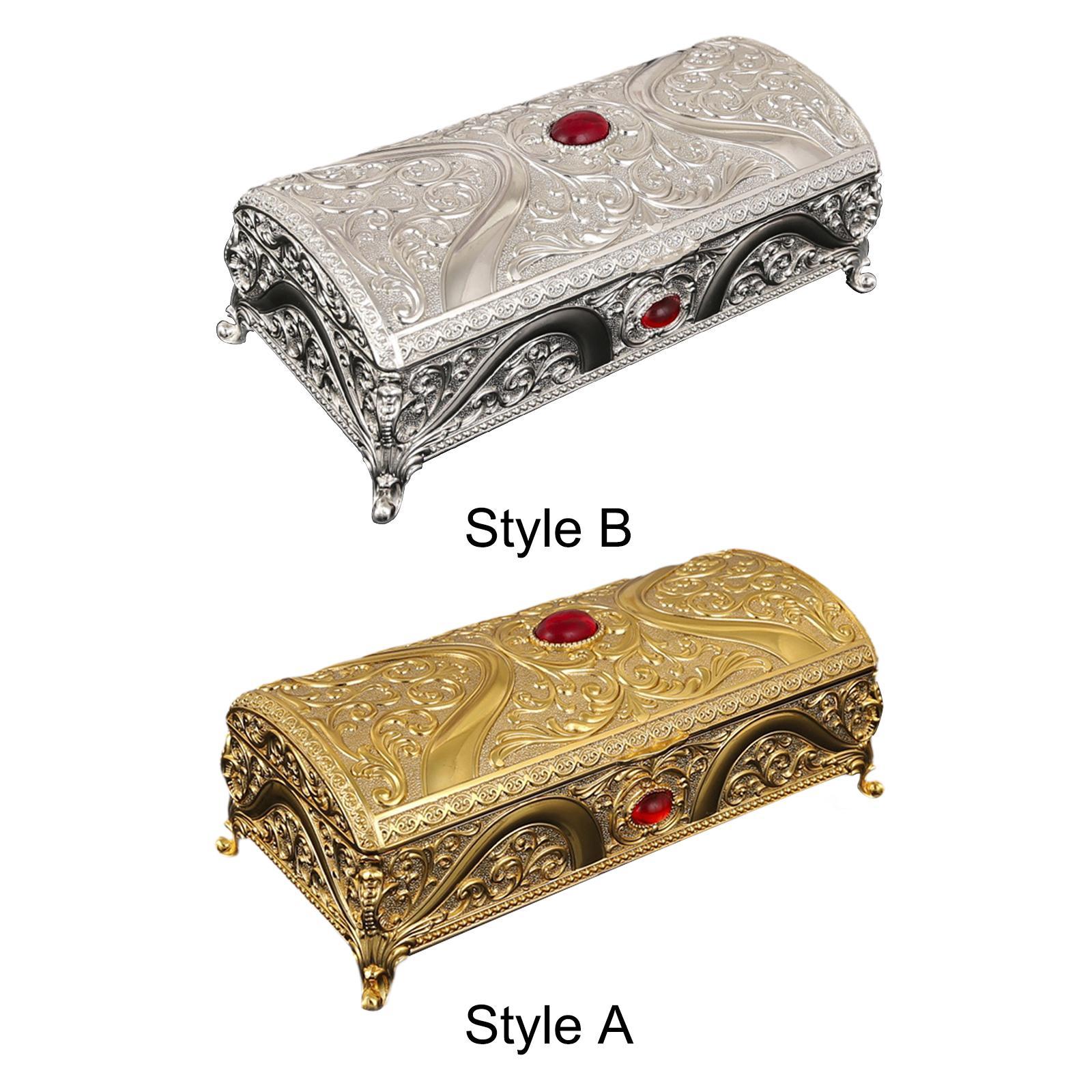 Metal Jewelry Box Vintage Styl - đánh giá và giá Vintage Collectible Jewelry