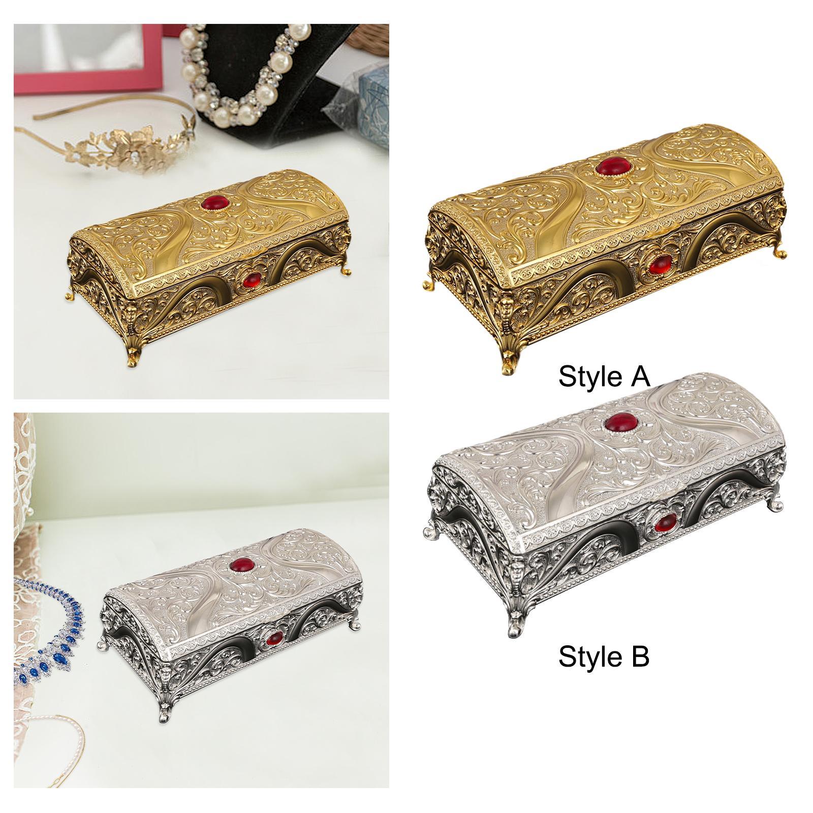Metal Jewelry Box Vintage Styl - đánh giá và giá Vintage Collectible Jewelry