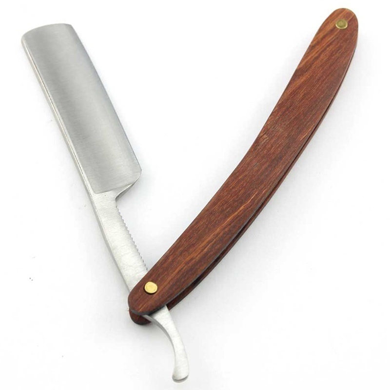 Vintage Wood Handle Straight E - đánh giá và giá Vintage Collectible Knife