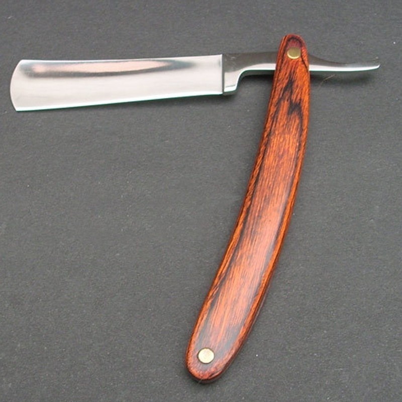 Vintage Wood Handle Straight E - đánh giá và giá Vintage Collectible Knife