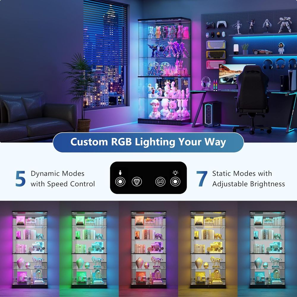 LED-Illuminated 5-Tier Lockabl - đánh giá và giá Collectible & Vintage Dolls For Wedding