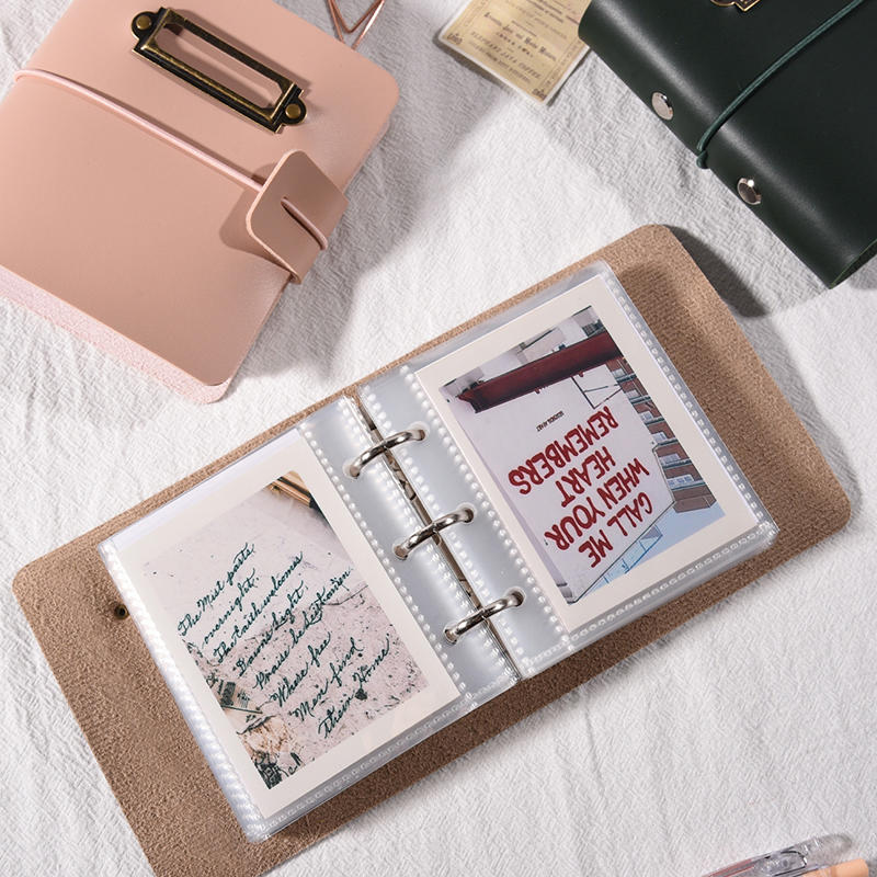 Vintage PU Leather Mini Photo  - đánh giá và giá Polaroid Photo Album