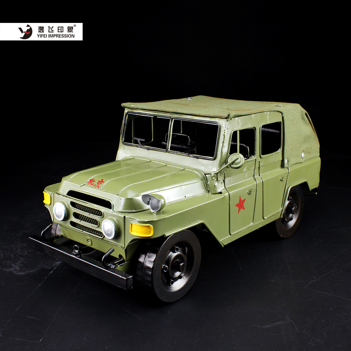 Handmade Green Army Truck Mode - đánh giá và giá Vintage Collectible Trucks