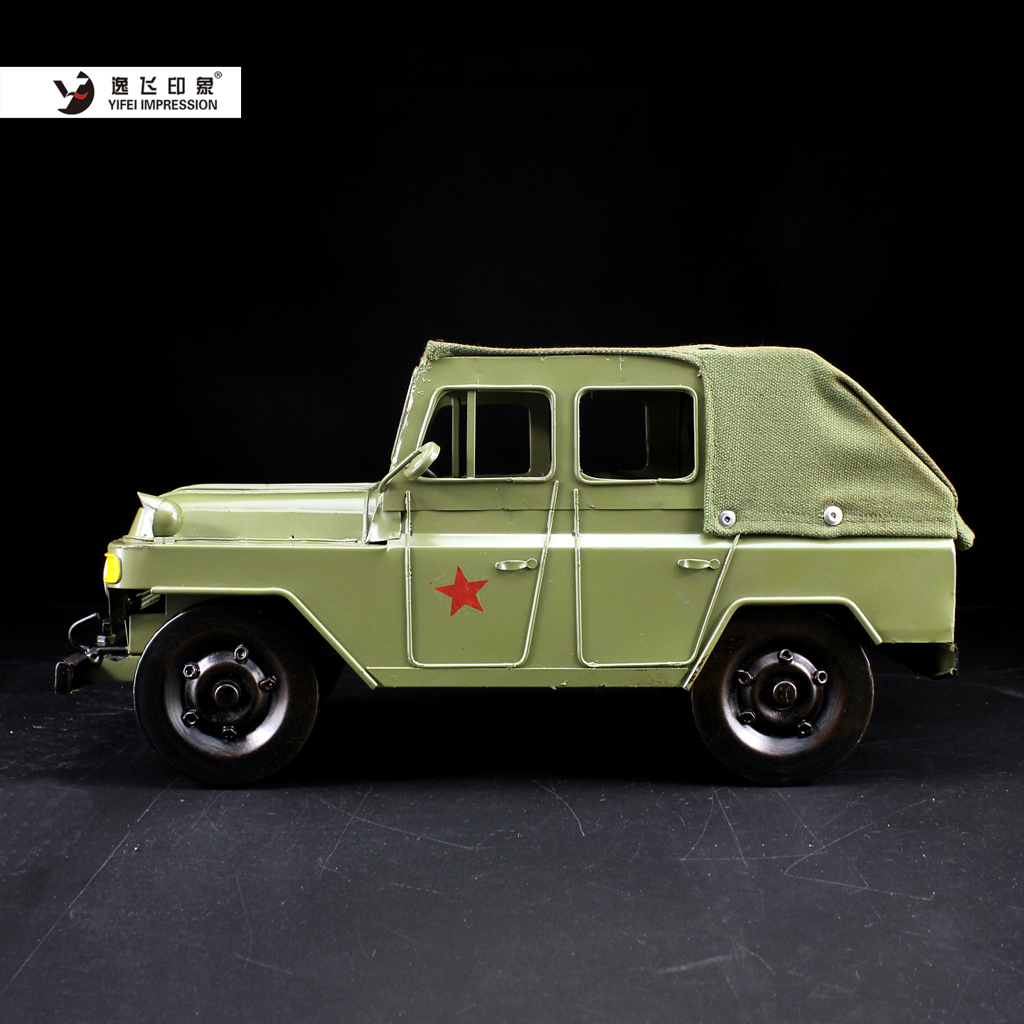 Handmade Green Army Truck Mode - đánh giá và giá Vintage Collectible Trucks