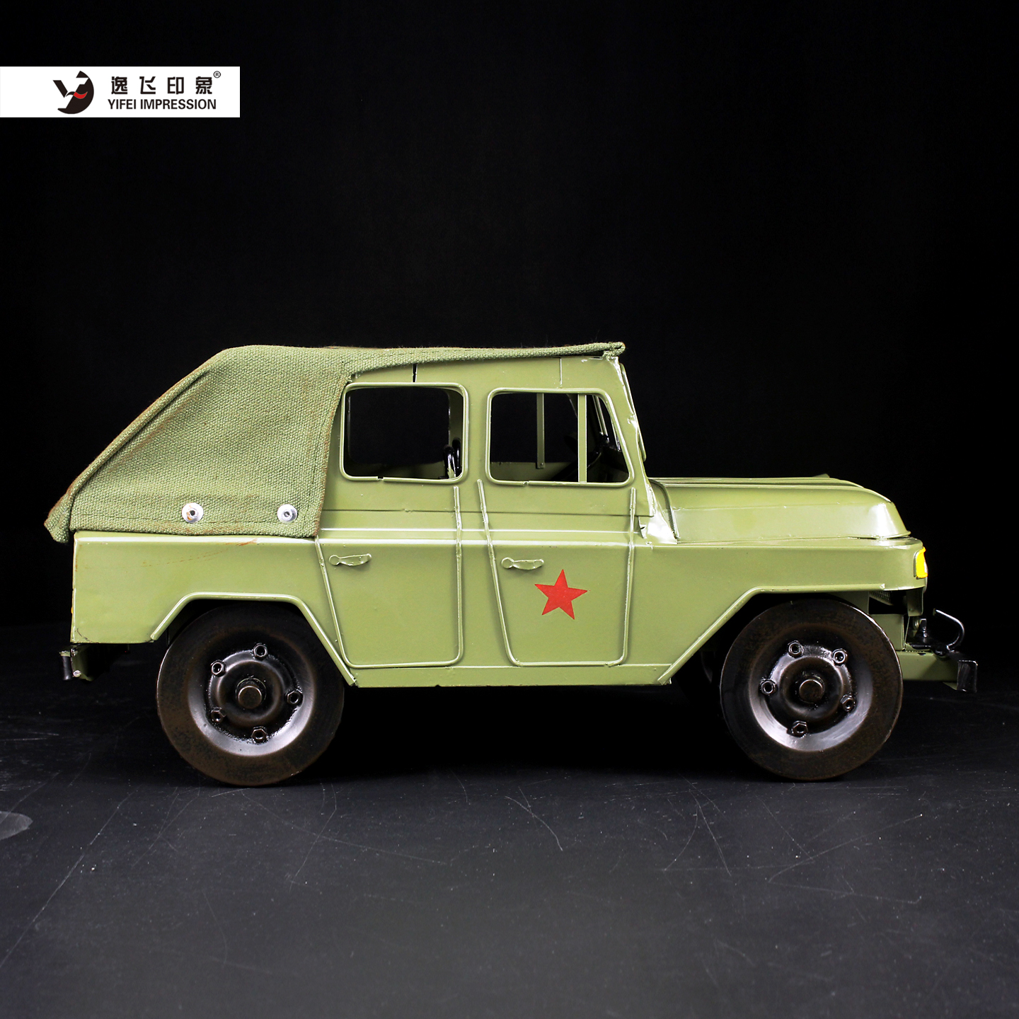 Handmade Green Army Truck Mode - đánh giá và giá Vintage Collectible Trucks