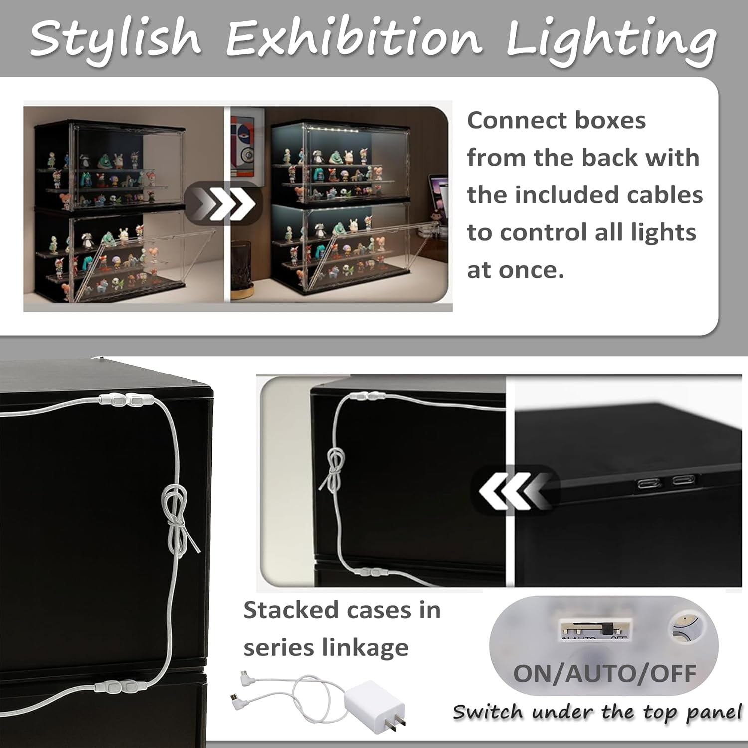 3-Tier Stackable LED Display C - đánh giá và giá Collectible & Vintage Dolls For Wedding